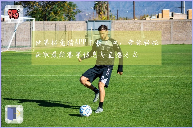 世界杯竞猜APP下载入口，带你轻松获取最新赛事信息与直播方式