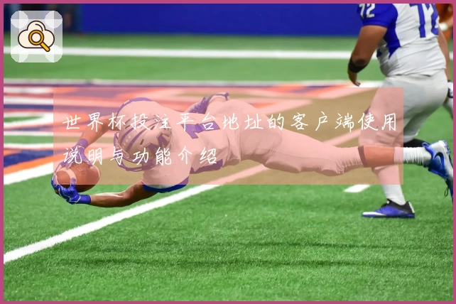 世界杯投注平台地址的客户端使用说明与功能介绍